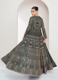 Fantastic Dark Green Embroidered Jacket Style Palazzo Suit - women's fashion mart