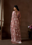 Magical And Unforgettable Satin Silk Hand Worked Saree - women's fashion mart