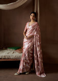 Magical And Unforgettable Satin Silk Hand Worked Saree - women's fashion mart
