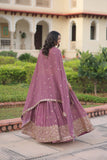 Designer Sequins Embroidered Lehenga Choli For Weddings And Festive Wear