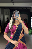 Beautiful Narayan Pet Cotton Zari Weaving Work Lehenga Choli