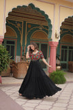 Kutchi Gamthi Work Gown For Navratri - women's fashion mart