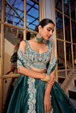 Elegant Sequins Embroidery With Jarkan Diamond Work Designer Lehenga Choli