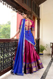 Cotton Silk Weaving Work Lehenga Choli - women's fashion mart
