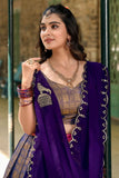 Kanjivaram Designer Zari Work Lehenga Choli - women's fashion mart