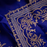 Faux Georgette Aari work saree -Georgette Saree Default Title women's fashion mart