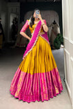 Tarika Narayan Pattu South Indian Lehenga Set