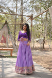 Kalamkari Zari Weaving Work Designer Lehenga Choli - women's fashion mart