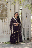 Glamorous Embellished Stylish Gown -WOMEN FASHION Purple / M women's fashion mart