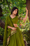Designer Pure Chanderi Lehenga Set for Women