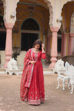 Stunning Sequins Embroidered Work Wedding Anarkali Set - women's fashion mart