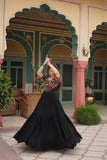 Kutchi Gamthi Work Gown For Navratri - women's fashion mart