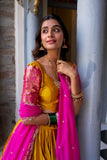 Tarika Narayan Pattu South Indian Lehenga Set