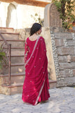 Floral Embroidery Sequins Work Beautiful Anarkali Suit Set
