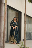 Elegance Rich Sequins Embroidered Work Designer Wedding Gown