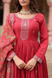 Stunning Sequins Embroidered Work Wedding Anarkali Set - women's fashion mart