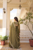Stunning Designer Embroidered Work Gown With Dupatta Set - women's fashion mart