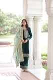 Eid Exclusive Velvet Sequin Embroidered Outfit – Shine In Festive Luxury