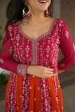 Stylish Sequins Embroidered Wedding Designer Gown