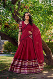 Designer Pure Chanderi Lehenga Set for Women