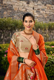 Jacquard Silk Paithani Designer Lehenga Choli