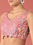 Fabulous Embroidered Classic Pink Lehenga Choli - women's fashion mart