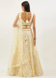 Brilliant Embroidered Classic Yellow Lehenga Choli - women's fashion mart