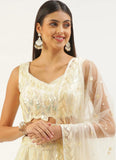 Brilliant Embroidered Classic Yellow Lehenga Choli - women's fashion mart
