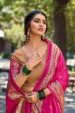 Designed Kalamkari Print Lehenga Choli -WOMEN FASHION Pink women's fashion mart