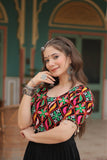 Kutchi Gamthi Work Gown For Navratri - women's fashion mart