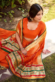 Ethereal Elegance Pure Chanderi Zari Woven Luxury Lehenga Set