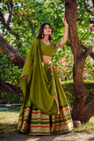 Designer Pure Chanderi Lehenga Set for Women