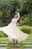 Gamthi Work Exclusive Navratri Cotton Gown - women's fashion mart