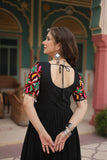 Kutchi Gamthi Work Gown For Navratri - women's fashion mart