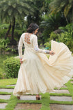 Gamthi Work Exclusive Navratri Cotton Gown - women's fashion mart