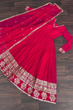 TRADITIONAL elegance Attractive Embroidered Sequins WORK WOMEN GOWN  women's fashion mart