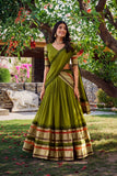 Designer Pure Chanderi Lehenga Set for Women