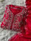 Designer Embroidered kurta pant with dupatta  women's fashion mart