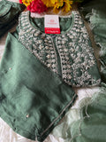 Designer Embroidered kurta pant with dupatta  women's fashion mart