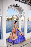 Jacquard Silk Designer Weaving Zari Work Paithani Lehenga Set