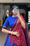 Gorgeous Patola Leheriyu Print Lehenga Choli  women's fashion mart