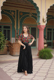 Kutchi Gamthi Work Gown For Navratri - women's fashion mart