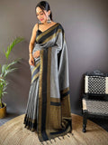 Exclusive Gold Zari Katan Silk Saree  women's fashion mart