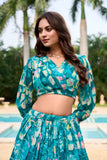 Georgette Floral Printed Co-Ord Set - women's fashion mart
