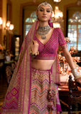 Dahlia Purple Designer Lehenga Set