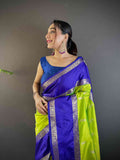Eyecapthear Gadhwal Pure Soft Silk Festive Wear Saree  women's fashion mart