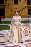 Off White Raspberry Sequins Tread Embroidery Perfect Festive Twirls Lehenga Choli