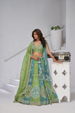Ethereal Harmony  Double Layered Dupatta Bridal Lehenga