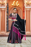 Black Navratri Special Designer Lehenga Choli -WOMEN FASHION Default Title women's fashion mart