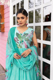 Stunning Printed Chinon Gown With Dupatta Set - women's fashion mart